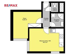 Pronájem bytu 2+kk, Praha - Strašnice, Vinohradská, 38 m2