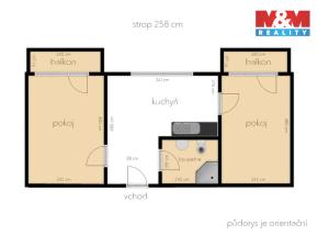 Prodej bytu 2+1, Brno - Královo Pole, Palackého třída, 54 m2