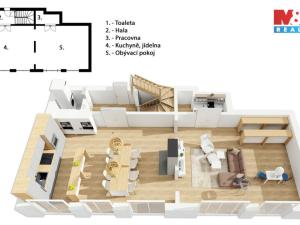 Prodej bytu 4+kk, Praha - Břevnov, Šlikova, 217 m2