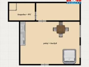 Pronájem bytu 1+kk, Dobruška, Opočenská, 40 m2