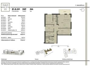 Prodej bytu 4+kk, Praha - Dolní Měcholupy, Kutnohorská, 106 m2