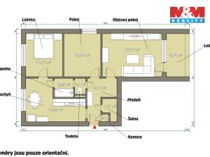 Prodej bytu 3+1, Bezdružice, Na Sídlišti, 60 m2