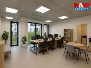 Pronájem kanceláře, Horoměřice, Velvarská, 45 m2
