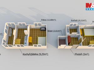 Pronájem chaty, Blovice, 53 m2