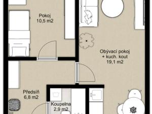 Prodej bytu 2+kk, Most, Albrechtická, 40 m2