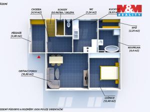 Prodej rodinného domu, Jince, Brigádnická, 98 m2