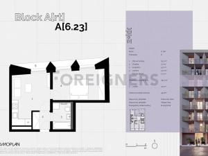Pronájem bytu 2+kk, Brno, Bratislavská, 37 m2