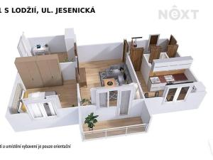 Pronájem bytu 3+1, Šumperk, Vrchlického, 60 m2