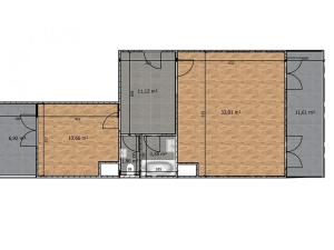 Prodej bytu 2+kk, Praha - Hlubočepy, Silurská, 81 m2