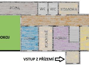 Pronájem bytu 1+kk, Voděrady - Uhřínovice, 25 m2