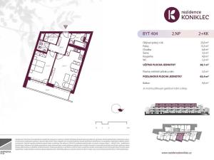 Prodej bytu 2+kk, Brno, Rybnická, 58 m2