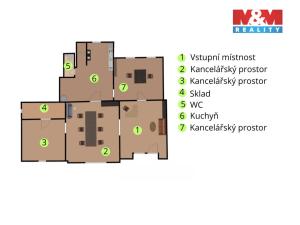 Pronájem kanceláře, Havlíčkův Brod, Bělohradská, 92 m2