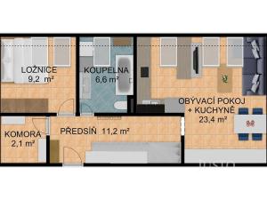 Prodej bytu 4+kk, Písek, Budějovická, 93 m2