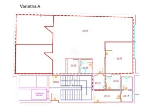 Pronájem kanceláře, Praha - Karlín, Křižíkova, 259 m2