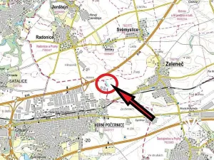 Prodej podílu pole, Zeleneč, 3800 m2