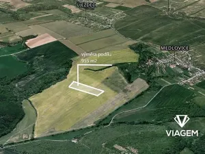 Prodej podílu pole, Újezdec, 955 m2