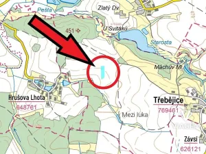 Prodej podílu pole, Třebějice, 1371 m2