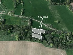 Prodej podílu lesa, Kravaře, 854 m2