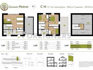Pronájem rodinného domu, Praha, 159 m2