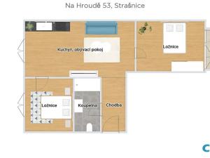 Prodej bytu 3+kk, Praha - Strašnice, Na hroudě, 54 m2