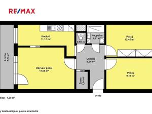 Pronájem bytu 3+1, Nymburk, Jasmínová, 69 m2