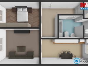 Pronájem bytu 2+1, Žďár nad Sázavou - Žďár nad Sázavou 3, Okružní, 49 m2