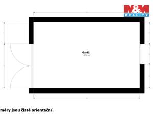 Prodej garáže, Rokycany - Nové Město, 21 m2