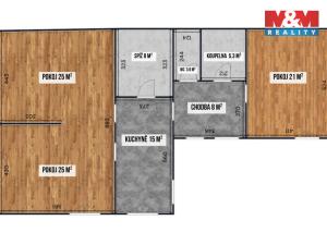 Prodej rodinného domu, Ronov nad Doubravou, U stadionu, 111 m2