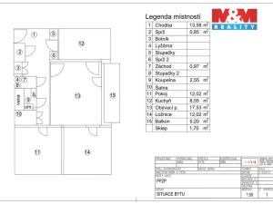 Prodej bytu 3+1, Brno - Starý Lískovec, Oderská, 67 m2