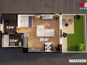 Prodej bytu 1+kk, Mladá Boleslav - Michalovice, 45 m2