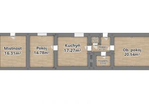 Prodej rodinného domu, Hlince, 61 m2