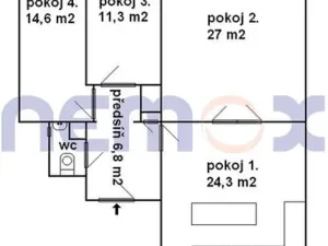 Prodej bytu 4+kk, Brno, Masarykova, 94 m2