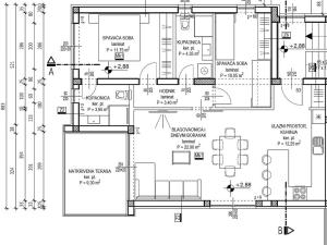 Prodej bytu 2+kk, Privlaka, Chorvatsko, 73 m2
