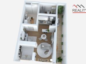 Prodej bytu 1+kk, Praha - Zličín, Sazovická, 37 m2