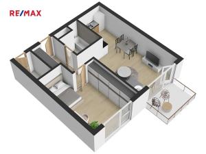 Pronájem bytu 2+kk, Plzeň, Na Chmelnicích, 54 m2