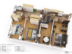 Prodej bytu 4+kk, Praha - Braník, Školní, 97 m2