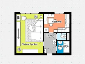 Prodej bytu 1+1, České Budějovice, Dubenská, 31 m2