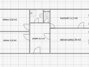 Prodej bytu 3+1, Praha - Zbraslav, Ke Kamínce, 71 m2