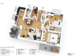 Prodej rodinného domu, Mikulov, Dukelská, 173 m2