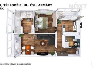 Prodej bytu 3+1, Šumperk, Čsl. armády, 60 m2