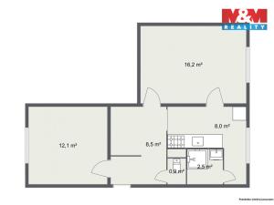 Prodej bytu 2+1, Aš, Příbramská, 51 m2