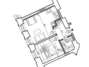 Pronájem bytu 2+kk, Praha - Vinohrady, Čermákova, 38 m2