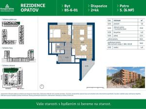 Pronájem bytu 2+kk, Praha - Chodov, Líbalova, 50 m2