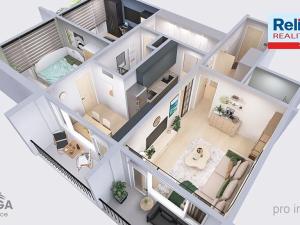 Prodej bytu 3+1, Liberec, Jáchymovská, 73 m2