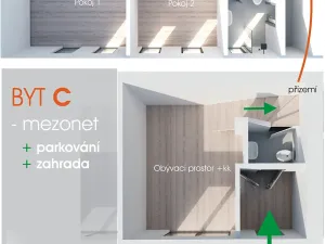 Prodej bytu 3+kk, Svatobořice-Mistřín, Hlavní, 86 m2