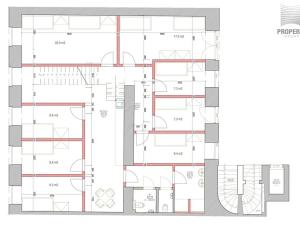 Pronájem ubytování, Brno, Štefánikova, 300 m2