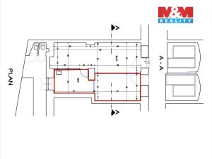Pronájem obchodního prostoru, Praha - Vinohrady, Francouzská, 24 m2