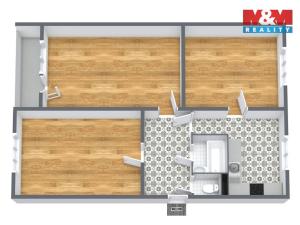 Prodej bytu 3+1, Hroznětín, Sídliště, 73 m2