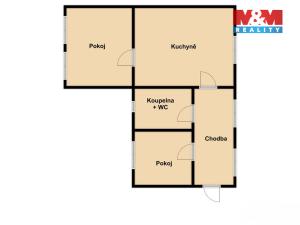 Pronájem bytu 3+kk, Jindřichův Hradec - Jindřichův Hradec II, Jarošovská, 83 m2