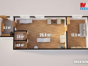 Prodej obchodního prostoru, Ústí nad Labem - Ústí nad Labem-centrum, Masarykova, 48 m2